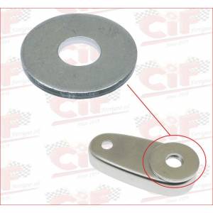 RONDELLA PIANA 12x36x3mm. ESTERNA PER SCATOLETTA ATTACCO PERNO SOSPENSIONE PIAGGIO 50/125 VESPA