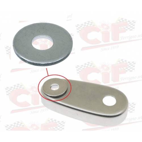 RONDELLA PIANA 8x24x2mm. ESTERNA PER SCATOLETTA ATTACCO AMMORTIZZATORE PIAGGIO 50/125 VESPA