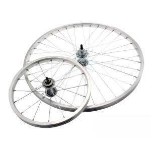 RUOTA SPORT 28 5/8 ANTERIORE CON BLOCCAGGIO ALLUMINIO/ALLUMINIO