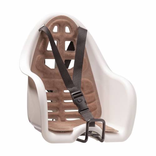 SEGGIOLINO ANTERIORE ATTACCO AL MANUBRIO *BIANCO/MARRONE* - BRN UFO Basic