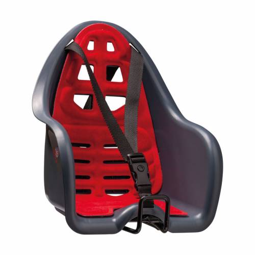 SEGGIOLINO ANTERIORE ATTACCO AL MANUBRIO *NERO/ROSSO* - BRN UFO Basic