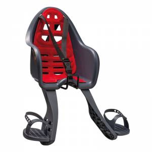 SEGGIOLINO ANTERIORE ATTACCO AL MANUBRIO *NERO/ROSSO* - BRN UFO Plus