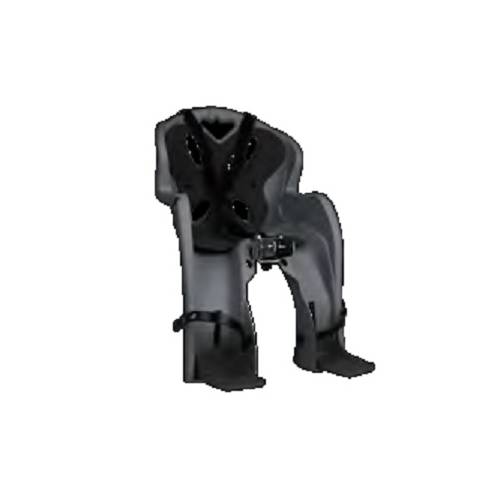 SEGGIOLINO ANTERIORE SIMPATICO ATTACCO AL MANUBRIO ANTRACITE IMBOTTITURA NERA