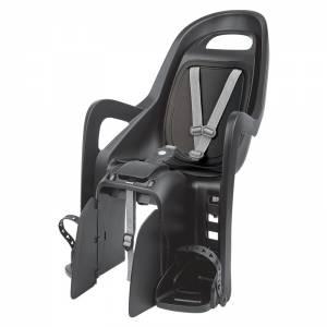 SEGGIOLINO POSTERIORE AL PORTAPACCHI *NERO*  - POLISPORT "Groovy"