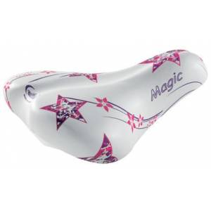 SELLA CICLO 240x190mm. OLANDESINA 20/24 *BIANCO/ROSA* - MONTEGRAPPA Magic