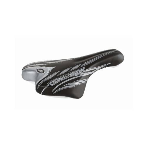 SELLA CICLO 250x140mm. MTB JUNIOR 20/24 *NERO GRIGIO* - MONTEGRAPPA Ok Go