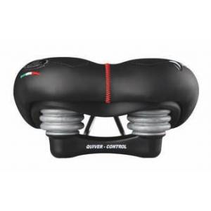 SELLA CICLO VELA 250x190 CON FORO CON ELASTOMERI SENZA MORSETTO - MONTEGRAPPA "Vela"