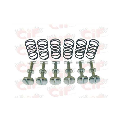 SERIE PERNI COMPLETI DI MOLLE PER FIANCATINE LATERALI PER PIAGGIO 50 SI / SI FL/ BRAVO 82