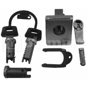 SERRATURE PIAGGIO VESPA 125/150/200 PX CROMATA IN KIT 3pz.