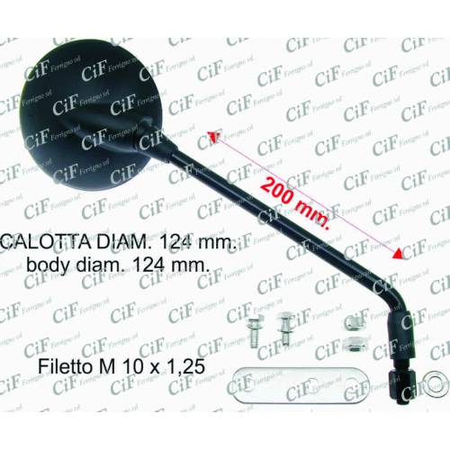 SPECCHIO SINISTRO/DESTRO TONDO PIAGGIO VESPA