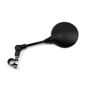 SPECCHIO SINISTRO/DESTRO TONDO SNODATO MODELLO Trial d.8mm. CON FASCETTA - HERT