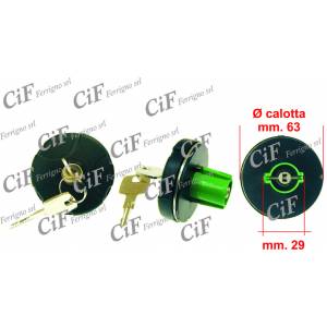 TAPPO SERBATOIO BENZINA PIAGGIO APE 50 CON CHIAVE