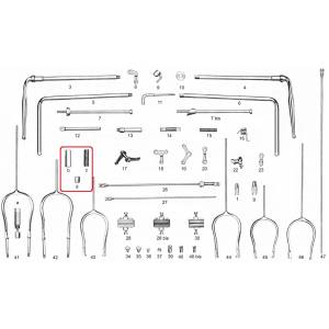 TUBETTO CON MOLLA E DADO FRENI VIAGGIO