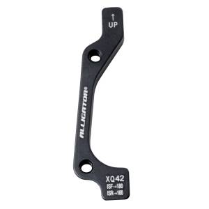 ADATTATORE PINZA FRENO CICLO DA FISSAGGIO SUPERIORE A FISSAGGIO LATERALE ANTERIORE DA 180mm. A 180mm. POSTERIORE DA 160mm. A 16