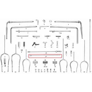 ASTINA FRENO GIREVOLE SEMPLICE  ART.250
