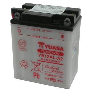 BATTERIA YB12AL-A2 12V 12Ah SPECIALE AVVIAMENTO - YUASA YB12AL-A2