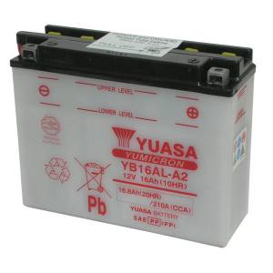 BATTERIA YB16AL-A2 12V 16A SPECIALE AVVIAMENTO - YUASA YB16AL-A2