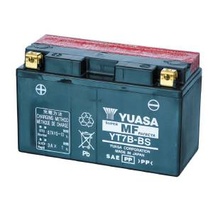BATTERIA YT7B-BS 12V 6.5Ah SIGILLATA CON ACIDO - YUASA YT7B-BS