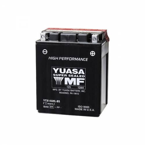 BATTERIA YTX14AHL-BS 12V 12Ah  SIGILLATA CON ACIDO - YUASA YTX14AHL-BS