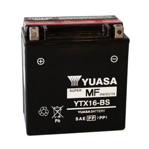 BATTERIA YTX16-BS 12V 14Ah SIGILLATA CON ACIDO - YUASA YTX16-BS