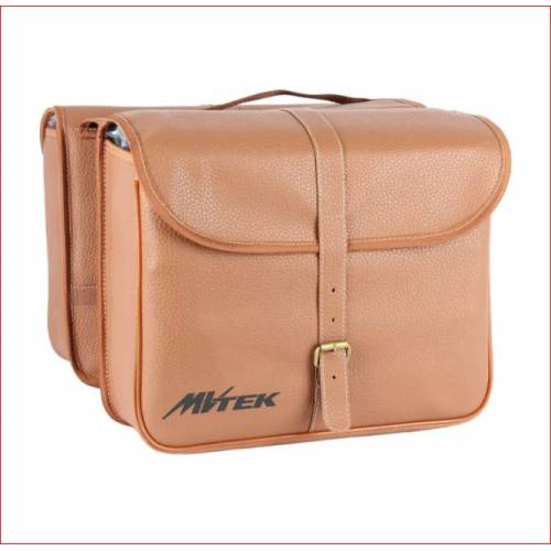 BORSA A BISACCIA SIMILPELLE *MIELE* - MVTEK Vintage