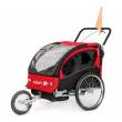 CARRELLO PORTABIMBO PER BICICLETTA/JOGGING *ROSSO*