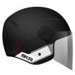 CASCO JET *NERO OPACO* 63 Tg.XXL - BKR Xpresso