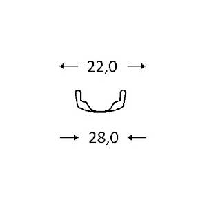 CERCHIO SPORT 28 5/8 1/4 36 FORI ACCIAIO