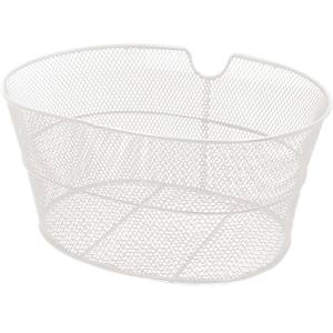 CESTINO ANTERIORE OVALE IN RETE SENZA GANCI *BIANCO*
