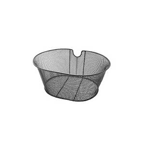 CESTINO ANTERIORE OVALE IN RETE SENZA GANCI *NERO*  RINFORZATO LUSSO