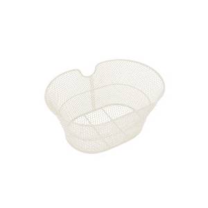 CESTINO ANTERIORE OVALE IN RETE SENZA GANCI *PANNA*