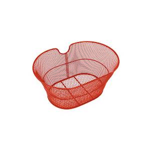 CESTINO ANTERIORE OVALE IN RETE SENZA GANCI *ROSSO*