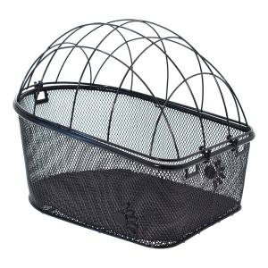 CESTINO POSTERIORE IN RETE 40x30x35cm. PORTA ANIMALI POSTERIORE AL PORTAPACCHI *NERO* - BRN Puppy