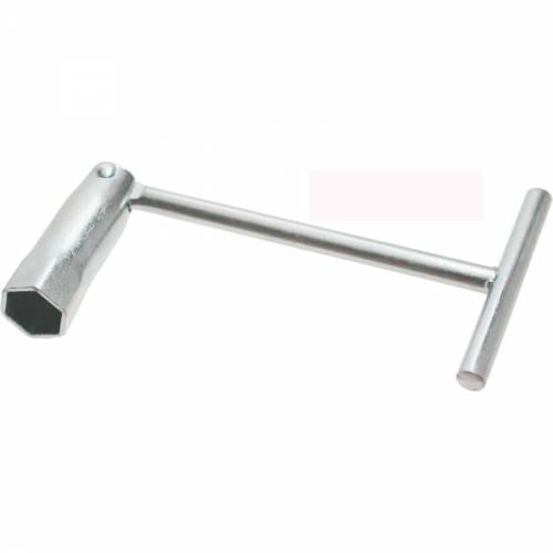 CHIAVE CANDELA es.21mm. CON MANICO A T SNODATO