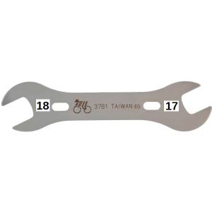 CHIAVE SINGOLA PER CONI 17/18mm.