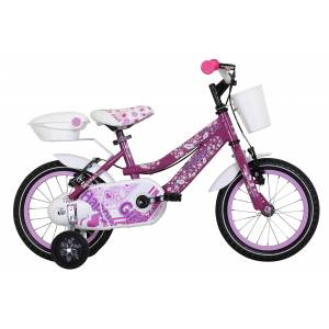 CICLO 14 MTB FEMMINA TELAIO 23 ACCIAIO 1 VELOCITA' *FUXIA* - DOUBLEZZ "Happy girl"