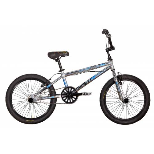CICLO 20 BMX TELAIO ALLUMINIO 1 VELOCITA' *ARGENTO* - DOUBLEZZ "Revo"