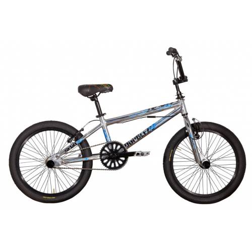 CICLO 20 BMX TELAIO ALLUMINIO 1 VELOCITA' *ARGENTO* - DOUBLEZZ "Revo"