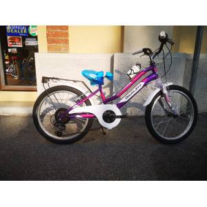 CICLO 20 MTB FEMMINA TELAIO 28 ACCIAIO 6 VELOCITA' *VIOLA FUXIA* -  DOUBLEZZ Lincy