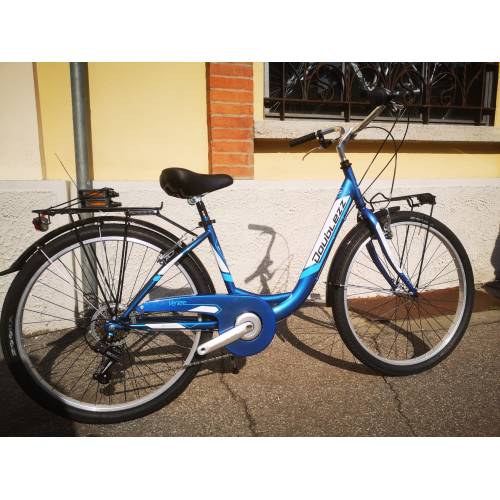 CICLO 26 CITY DONNA MONOTUBO TELAIO 41 ACCIAIO 6 VELOCITA' *BLU" - DOUBLEZZ Venere