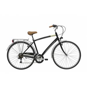 CICLO 28 CITY UOMO TELAIO 50 ACCIAIO 6 VELOCITA' *NERO OPACO* - ADRIATICA Trend Man