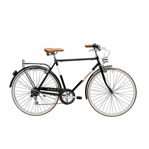 CICLO 28 SPORT UOMO TELAIO 54 ACCIAIO 6 VELOCITA' *NERO* - ADRIATICA "Condorino"