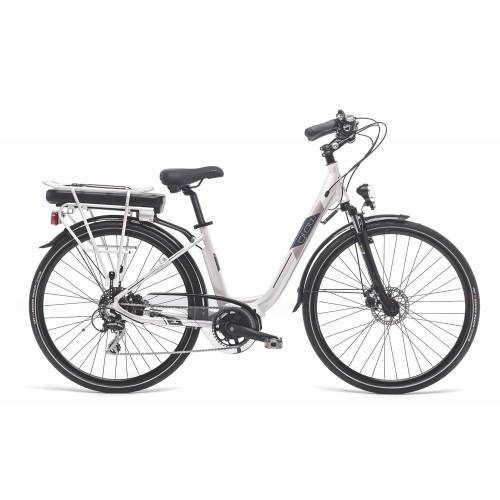 CICLO ELETTRICO DONNA 28 TELAIO 43 ALLUMINIO 7 VELOCITA' *BIANCO* - WORLD DIMENSION Glow Lady