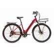 CICLO ELETTRICO DONNA 28 TELAIO 46 ALLUMINIO 7 VELOCITA' *ROSSO OPACO* - WORLD DIMENSION Haira Lady Pro