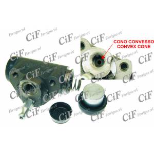 CILINDRETTO COMPLETO POSTERIORE PIAGGIO APE 50 CONO MASCHIO