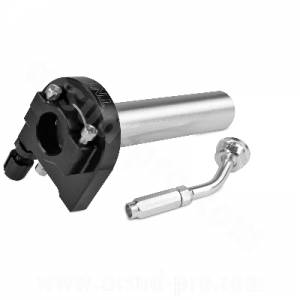 COMANDO GAS RAPIDO IN ALLUMINIO ANODIZZATO *NERO*