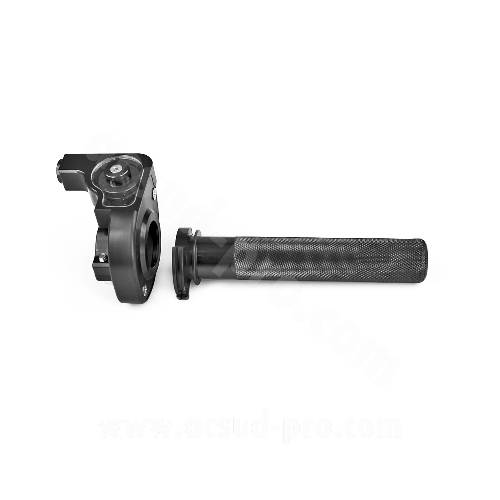 COMANDO GAS RAPIDO IN ALLUMINIO ANODIZZATO RICAVATO DAL PIENO *NERO* - NOEND Perfect