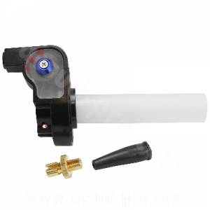 COMANDO GAS RAPIDO IN ALLUMINIO SATINATO *NERO* - NOEND Perfect