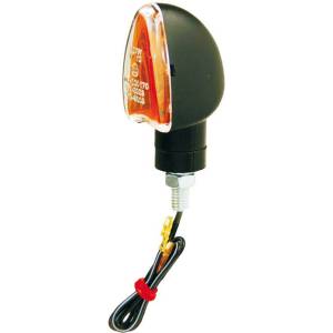 COPPIA FRECCE DEVIL GAMBO CORTO NERE VETRO BIANCO OMOLOGATE