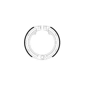 COPPIA GANASCE FRENO ANTERIORE PIAGGIO 50/125 VESPA - PIAGGIO